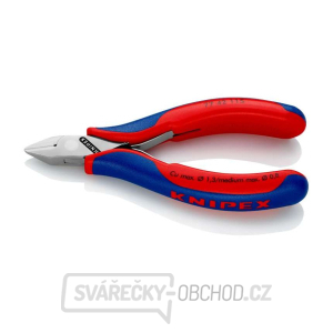 Bočné frézy na elektroniku 115 mm Knipex 77 42 115 - leštená hlava, viaczložkové puzdrá gallery main image