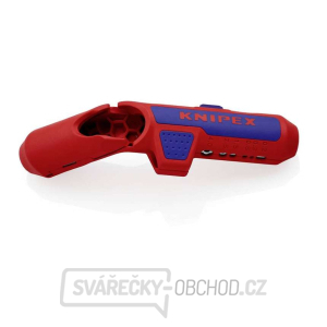 Univerzální odizolovací nástroj Knipex ErgoStrip 16 95 02 SB pro leváky gallery main image