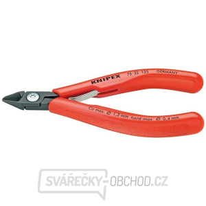 Bočné frézy pre elektroniku 125 mm KNIPEX 75 22 125 - leštená hlava, viaczložkové puzdrá gallery main image