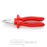 Silové kombinované kliešte 200 mm - VDE 1000V. KNIPEX 02 07 200 - chrómované, izolované proti ponoreniu gallery main image