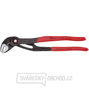 Kleště instalatérské KNIPEX Cobra® QuickSet 87 21 300, 300 mm - leštěná hlava, protiskluzová rukojeť, černěné gallery main image