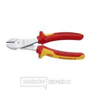 Výkonné bočné frézy 180 mm - 1000 V. KNIPEX 74 06 180 - chrómované, viaczložkové VDE puzdrá Náhľad