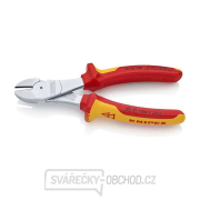 Výkonné bočné frézy 180 mm - 1000 V. KNIPEX 74 06 180 - chrómované, viaczložkové VDE puzdrá gallery main image