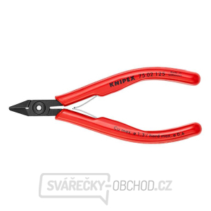 Bočné frézy pre elektroniku 125 mm KNIPEX 75 02 125 - leštená hlava, viaczložkové puzdrá gallery main image