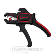 Samonastavitelné kleště pro odizolování 180 mm. KNIPEX 12 62 180 - leštěná hlava, vícesložkové návleky Náhled