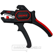 Samonastavitelné kleště pro odizolování 180 mm. KNIPEX 12 62 180 - leštěná hlava, vícesložkové návleky Náhled