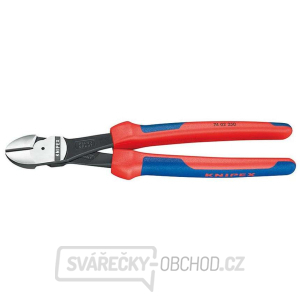 Výkonné bočné frézy 250 mm KNIPEX 74 02 250 - leštená hlava, viaczložkové puzdrá gallery main image