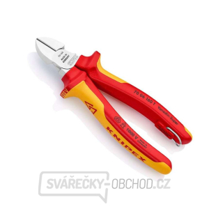 Bočné frézy s predĺženým ostrím Knipex 70 06 160 T - chrómované, viaczložkové VDE puzdrá (160 mm) gallery main image