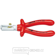 Odstraňovacie kliešte 160 mm - 1000 V. KNIPEX 11 07 160. Chrómované, izolované VDE - VDE gallery main image