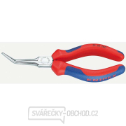 KNIPEX 31 25 160 Polkruhové ihlové kliešte na uchopenie 160 mm - leštená hlava, plastové puzdrá gallery main image