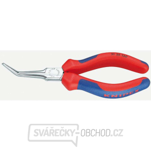 KNIPEX 31 25 160 Polkruhové ihlové kliešte na uchopenie 160 mm - leštená hlava, plastové puzdrá gallery main image