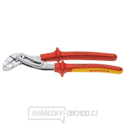 Inštalatérske kliešte Aligator 250 mm KNIPEX 88 06 250 - 1000V. Chrómované, viaczložkové VDE objímky gallery main image