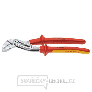 Inštalatérske kliešte Aligator 250 mm KNIPEX 88 06 250 - 1000V. Chrómované, viaczložkové VDE objímky gallery main image