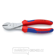 Výkonné bočné frézy 180 mm KNIPEX 74 05 180 - chrómované, viaczložkové puzdrá gallery main image