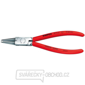 Kliešte na poistné krúžky 320 mm, vnútorné rovné. Knipex - 44 13 J4 - DIN 5265 C. Pochrómované, potiahnuté plastom gallery main image