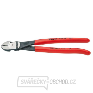 Výkonné bočné frézy 250 mm KNIPEX 74 01 250 - leštená hlava, plastové puzdrá gallery main image