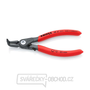 KNIPEX 48 41 J11 presné kliešte na vnútorné poistné krúžky, 130 mm - protišmyková rukoväť gallery main image