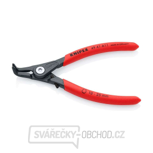 KNIPEX 49 41 A11 presné kliešte na vonkajšie poistné krúžky, 130 mm - protišmyková rukoväť gallery main image