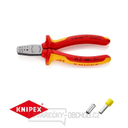 Krimpovacie kliešte 145 mm na koncové objímky Knipex 97 68 145 A gallery main image