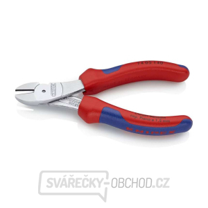 Silové bočné frézy 140 mm KNIPEX 74 05 140 - chrómované, viaczložkové puzdrá gallery main image