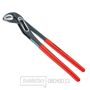 Aligátorové inštalatérske kliešte 300 mm. KNIPEX 88 01 300 - Leštené, plastové objímky gallery main image