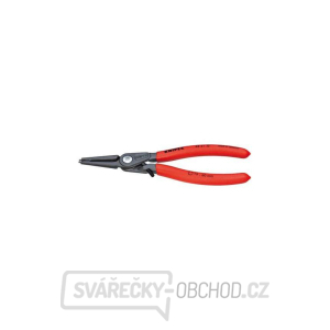 KNIPEX 48 31 J2 presné kliešte na poistné krúžky, 180 mm - sivý fosfát, protišmykový plast gallery main image