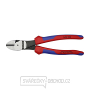 Výkonné bočné frézy 200 mm KNIPEX 74 02 200 - leštená hlava, viaczložkové puzdrá Náhľad