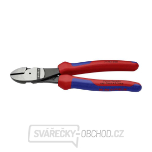 Výkonné bočné frézy 200 mm KNIPEX 74 02 200 - leštená hlava, viaczložkové puzdrá gallery main image