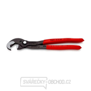 Skrutkovacie kliešte 250 mm, KNIPEX 87 41 250 - leštená hlava, plastové puzdrá Náhľad