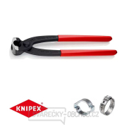 Kliešte na hadicové spony s očkami Knipex OETIKER 10 99 I220 (220 mm) s bočnou čeľusťou gallery main image