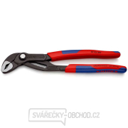 Kleště na trubky Cobra 250 mm. KNIPEX 87 02 250 - DIN ISO 8976 - leštěná hlava, vícesložkové návleky gallery main image