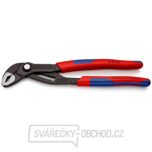 Kleště na trubky Cobra 250 mm. KNIPEX 87 02 250 - DIN ISO 8976 - leštěná hlava, vícesložkové návleky gallery main image