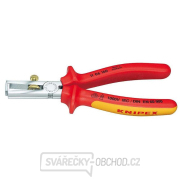 Odstraňovacie kliešte 160 mm - 1000 V. KNIPEX 11 06 160 - chrómované, viaczložkové VDE objímky Náhľad