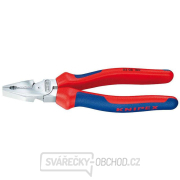 Kombinované kliešte Force 200 mm. KNIPEX 02 05 200 - chrómované, viaczložkové objímky gallery main image