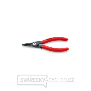 Kleště precizní pro pojistné kroužky KNIPEX 48 31 J0, 140 mm - fosfátováno na šedo, protiskluzový plast gallery main image