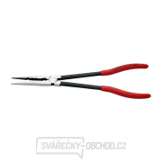 Kleště dlouhé montážní rovné KNIPEX 28 71 280, 280 mm - leštěná hlava, černěné Náhled