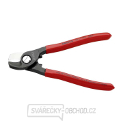 Nožnice na káble 165 mm KNIPEX 95 11 165 - leštená hlava, plastové puzdrá Náhľad