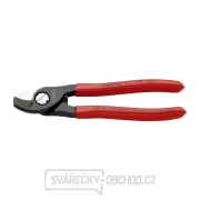 Nožnice na káble 165 mm KNIPEX 95 11 165 - leštená hlava, plastové puzdrá Náhľad