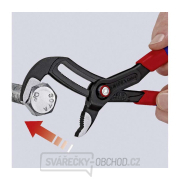 Kleště instalatérské KNIPEX Cobra® QuickSet 87 21 250, 250 mm - leštěná hlava, protiskluzová rukojeť, černěné Náhled