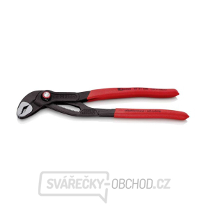 Kleště instalatérské KNIPEX Cobra® QuickSet 87 21 250, 250 mm - leštěná hlava, protiskluzová rukojeť, černěné gallery main image