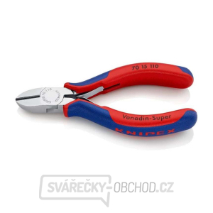 Bočné štípacie kliešte 110 mm Knipex 70 15 110 - chrómované, dvojzložkové puzdrá gallery main image