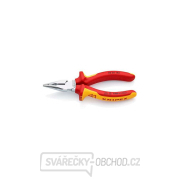 Kombinované kliešte VDE KNIPEX 08 26 145, 145 mm - chrómové kliešte, izolované s viaczložkovými puzdrami gallery main image