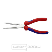 Polkruhové kliešte s čepeľami (so zobákom) 200 mm. KNIPEX 26 15 200 - chrómované, viaczložkové objímky Náhľad