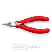 Elektronické montážne kliešte 115 mm KNIPEX 35 31 115 - leštená hlava, plastové puzdrá gallery main image