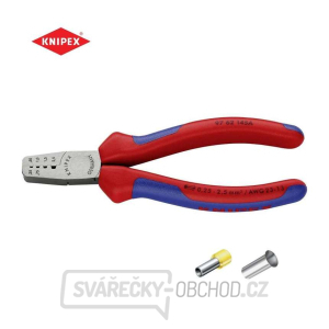 Lisovacie kliešte 145 mm Knipex 97 62 145 A - leštená hlava, viaczložkové puzdrá gallery main image