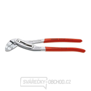 Inštalatérske kliešte Aligator 180 mm KNIPEX 88 03 180 - chrómované, plastové puzdrá gallery main image