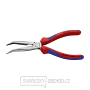 Polkruhové kliešte s čepeľami (so zobákom) 200 mm KNIPEX 26 22 200 - leštená hlava, viaczložkové puzdrá Náhľad