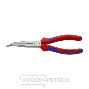 Polkruhové kliešte s čepeľami (so zobákom) 200 mm KNIPEX 26 22 200 - leštená hlava, viaczložkové puzdrá gallery main image