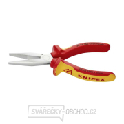 Ploché kleště typu Langbeck (s prodlouženými čelistmi) 160 mm - 1000V. KNIPEX 30 16 160 - chromováno, vícesložkové návleky VDE Náhled