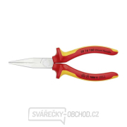 Ploché kliešte typu Langbeck (s predĺženými čeľusťami) 160 mm - 1000 V. KNIPEX 30 16 160 - chrómované, viackomponentné VDE objímky Náhľad